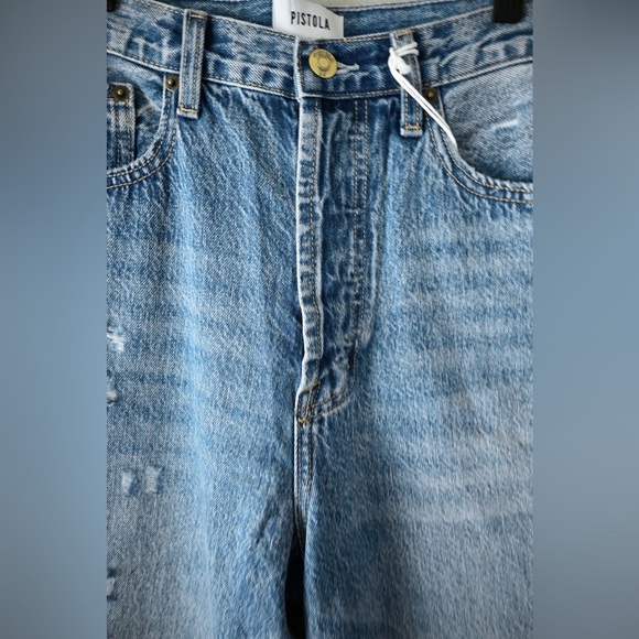 Pistola “Cassie Crop” Super High Rise Straight New With Tags - Picture 4 of 9